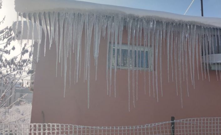 Aşkale’de soğuk hava etkili oluyor