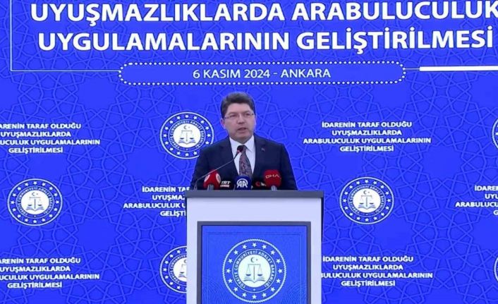 Bakan Tunç: “Arabuluculuğa önem vermeye devam edeceğiz“