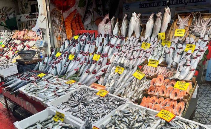 Balık tezgahlarında palamut yerini hamsi ve çinekop bıraktı