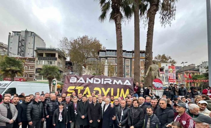 Bandırma halkı stat için ayaklandı