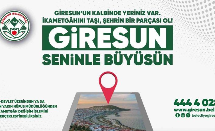 Başkan Köse’den Giresunlulara çağrı: “İkametgahınızı şehir merkezine taşıyın”