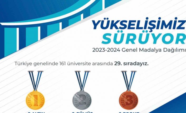 Bayburt Üniversitesinin üniversite sporlarındaki yükselişi 21 yeni madalyayla sürdü