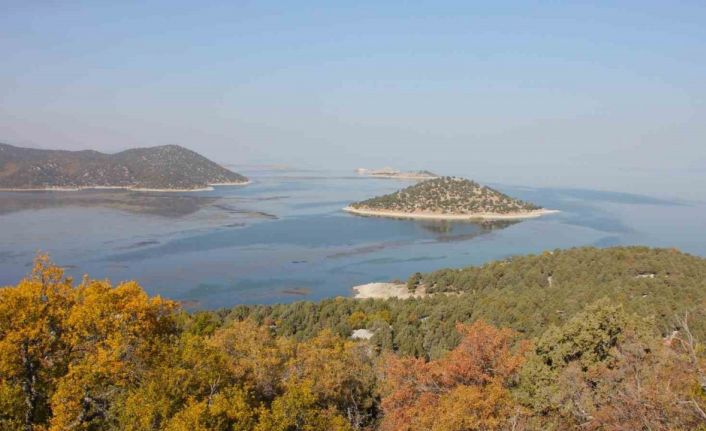 Beyşehir Gölündeki Hacıakif Adası doğa tutkunlarının ilgi odağı