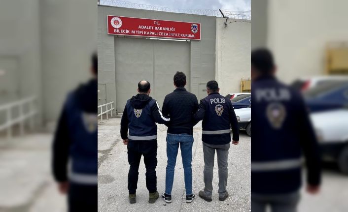 Bilecik’te aranan şahıs yakalanarak gözaltına alındı