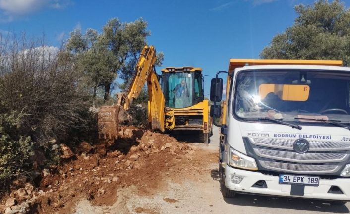 Bodrum’da yağmur hazırlıkları devam ediyor