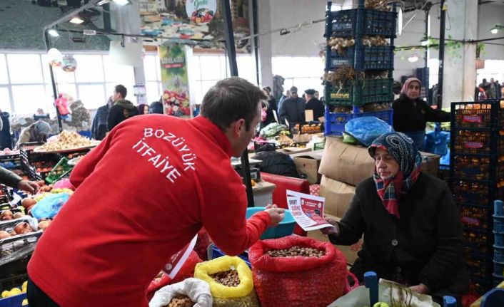 Bozüyük Belediyesi İtfaiyesi vatandaşları karbonmonoksit zehirlenmelerine karşı uyarıyor