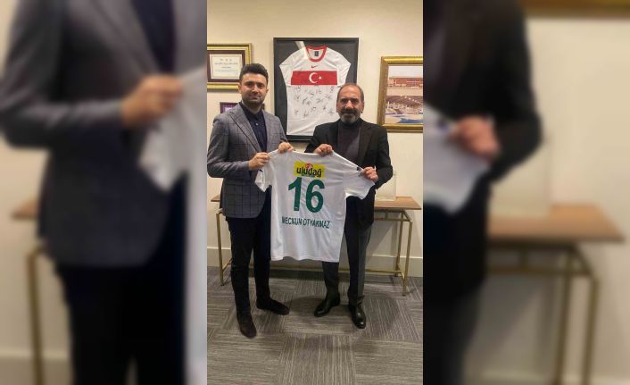 Bursaspor Başkanı Enes Çelik’ten TFF’ye ziyaret