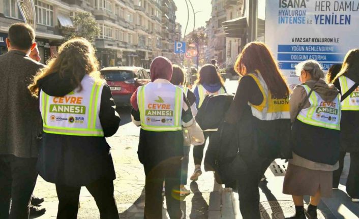 Büyükşehir’den caddede sıfır atık projesi