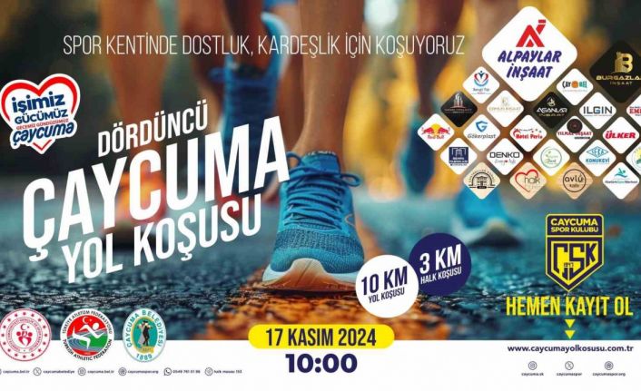 Çaycuma 4. yol koşusunda kayıtlar 567’ye ulaştı