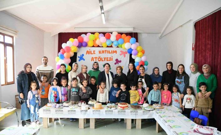 Çocuk kulüplerinde sonbahar ve pasta etkinliği