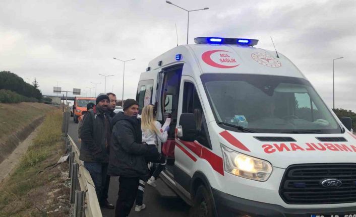 Çorlu’da trafik kazası: 2 yaralı