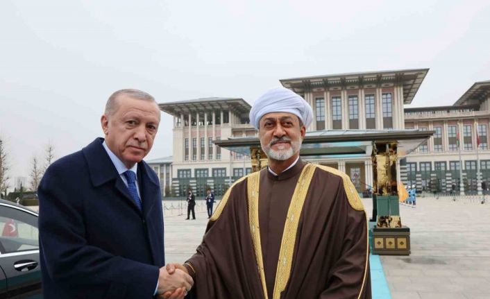 Cumhurbaşkanı Erdoğan, Umman Sultanı  El Said’i  resmi törenle karşıladı