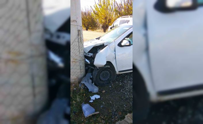 Çüngüş’te trafik kazası: 1 yaralı