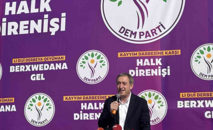 DEM Parti Genel Başkanı Bakırhan: "Bahçeli’nin uzattığı eli tuttuk"