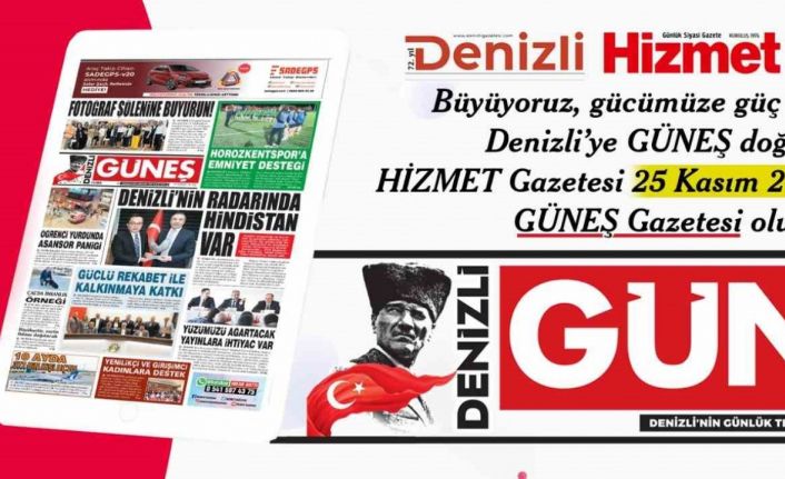 Denizli’ye Güneş doğuyor