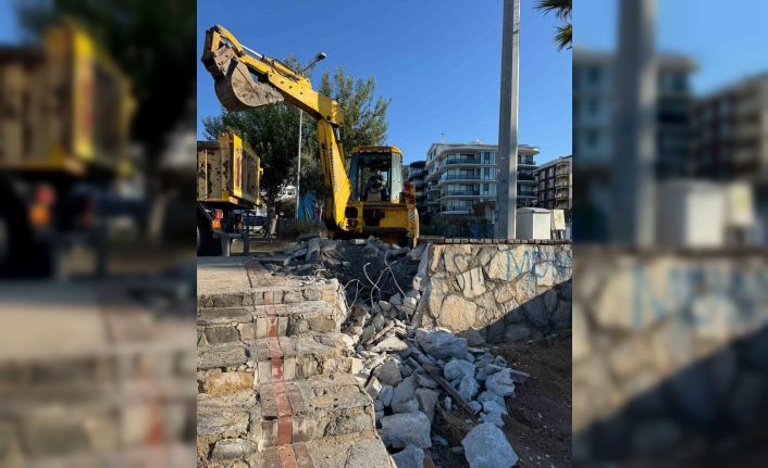 Didim Belediyesi’nden Altınkum’a ek yağmur suyu tahliye hattı