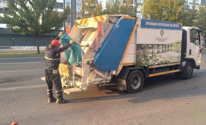 Diyarbakır’da çöp toplama saatleri güncellendi