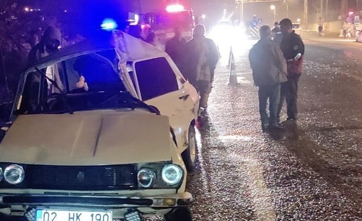 Doğanşehir’de tır ile otomobil çarpıştı: 1 yaralı