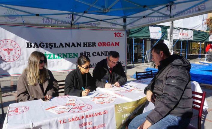 Edirne’de organ bağışının önemine dikkat çekildi