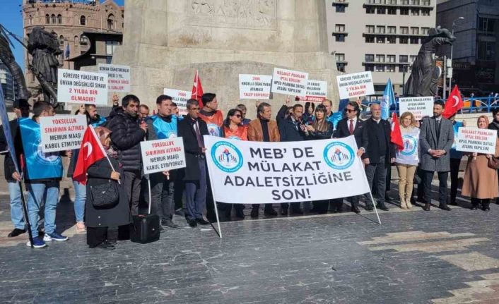 Eğitim Gücü Sen’den "mülakat mağduru öğretmenler" için basın açıklaması