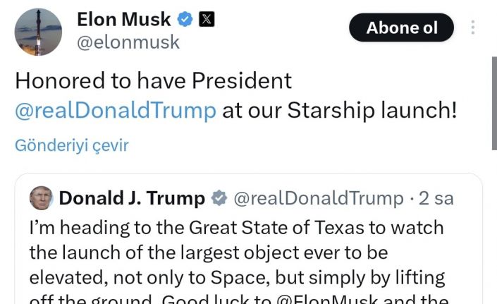 Elon Musk’ın şirketi SpaceX, Starship roketinin 6’ncı uçuş denemesini yaptı