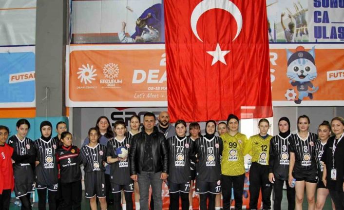 Erzurum ASH Spor Kulübü’nün hentbol galibiyeti