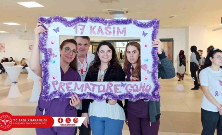 Eskişehir Şehir Hastanesi’nde Dünya Prematüre günü etkinliği yapıldı