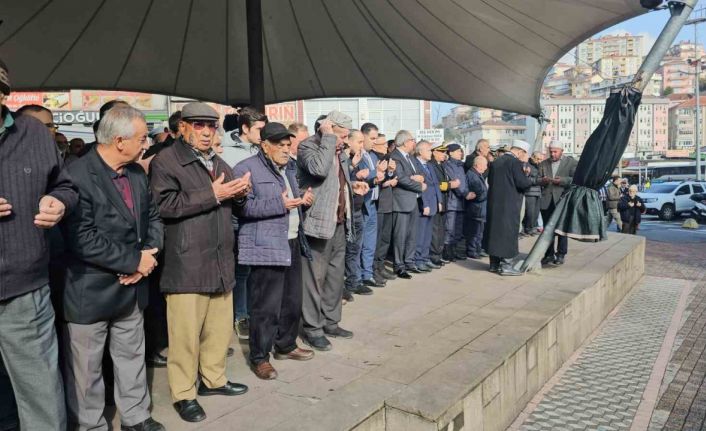 Fırtınada batan Kafkametler’in mürettebatına gıyabi cenaze namazı kılındı