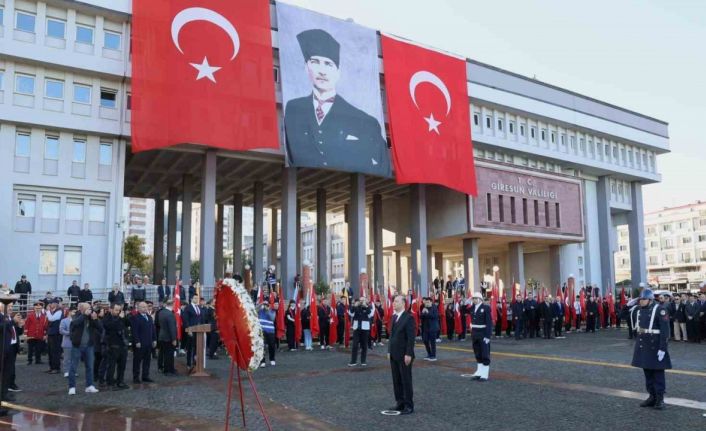 Gazi Mustafa Kemal Atatürk vefatının 86. yılında Giresun’da anıldı