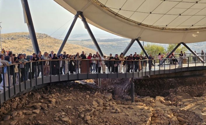 Göbeklitepe, ara tatilde günlük 10 bin ziyaretçi ağırladı