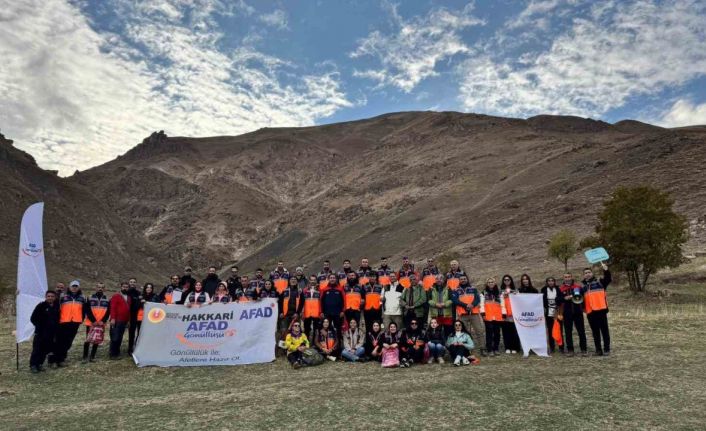 Hakkari’de AFAD gönüllüleri buluşma etkinliği