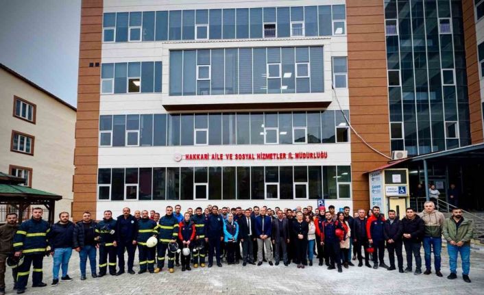 Hakkari’de nefes kesen tatbikat