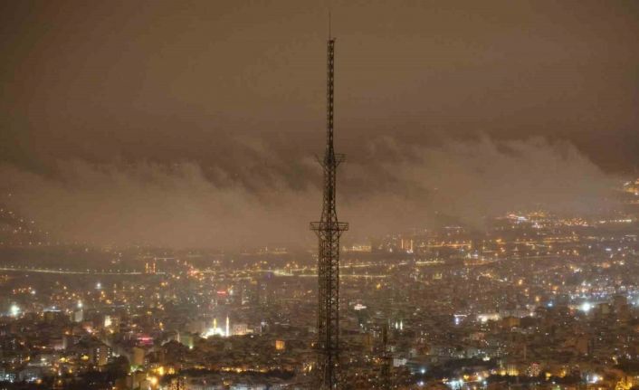 Harput’ta kar ve sis kartpostallık görüntüler oluşturdu