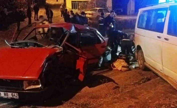 Hisarcık’ta trafik kazası: 5 yaralı