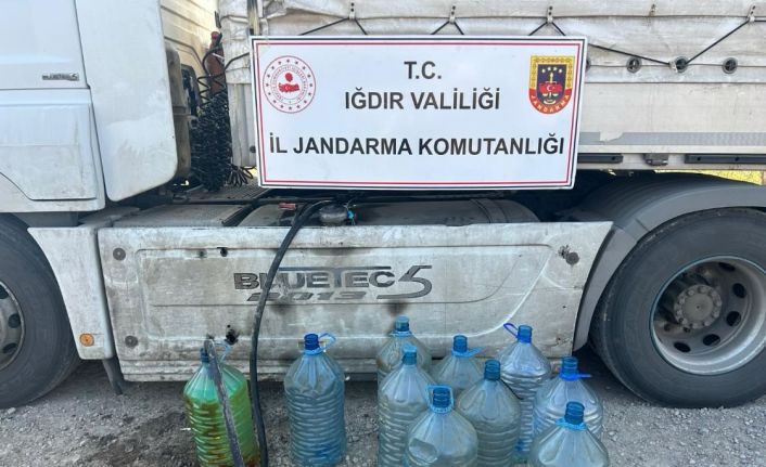 Iğdır’da akaryakıt kaçakçılığı operasyonu