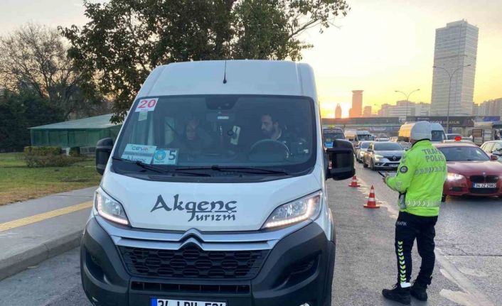 İstanbul’da okul servis araçlarına denetim: 16 bin lira ceza kesildi