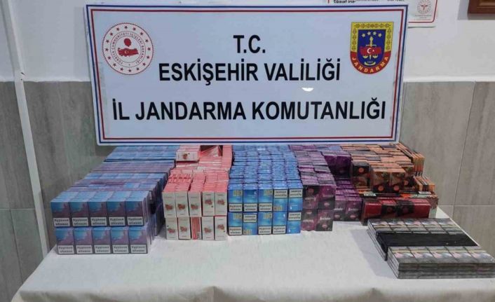 Jandarma ekiplerinden kaçak sigara operasyonu