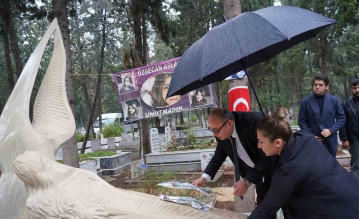 Kadına şiddetin simgesi Özgecan Aslan unutulmadı