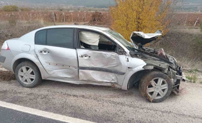 Karaağaç ovasında meydana gelen trafik kazasında 1 kişi yaralandı