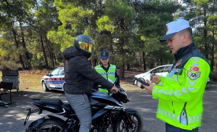 Karacasu’da ‘Kaskımla güvendeyim’ denetimi gerçekleştirildi