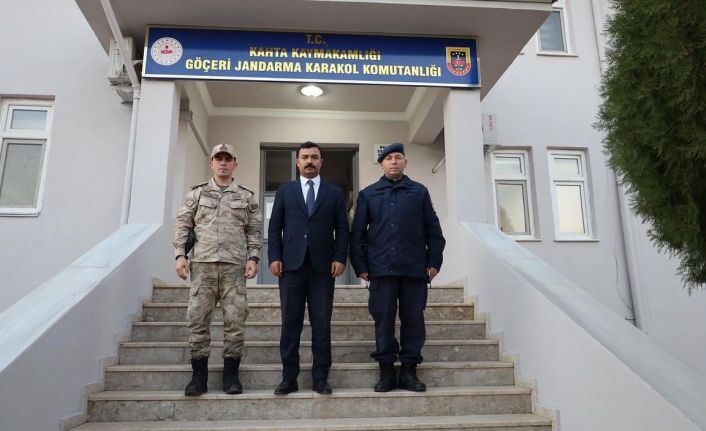 Kaymakam Soysal’dan Göçeri Jandarma Karakoluna ziyaret