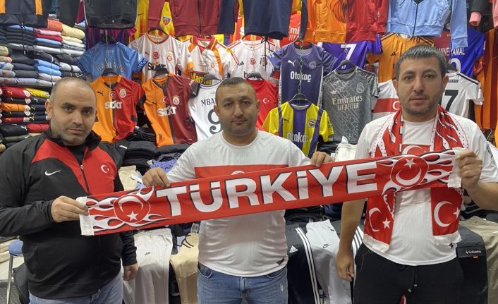 Kayseri’de milli takım formalarının satışı arttı