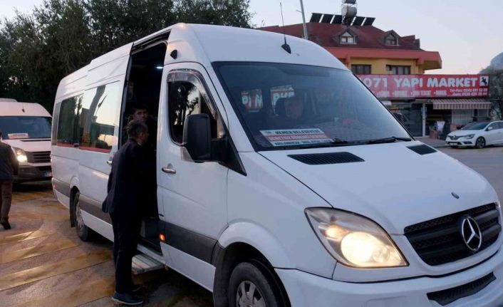 Kemer Belediyesi’nden öğrenci servislerine denetim