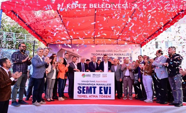 Kepez’de 38 proje için ilk kazma vuruldu