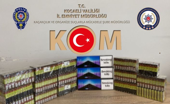 Kocaeli’de kaçak tütün operasyonu