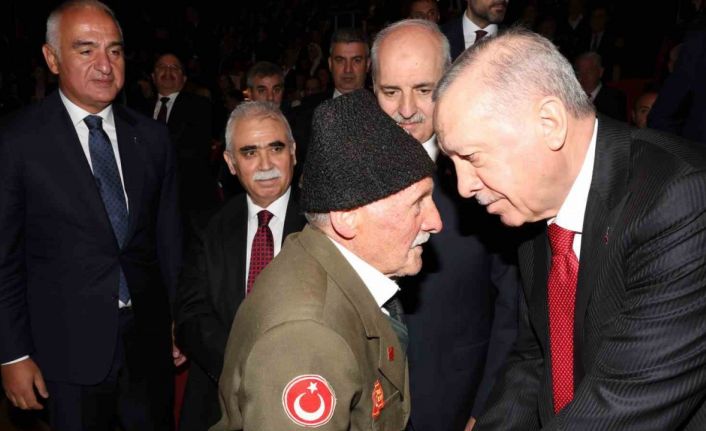 Kore Gazisi Uzun, Cumhurbaşkanı Erdoğan ile bir araya geldi