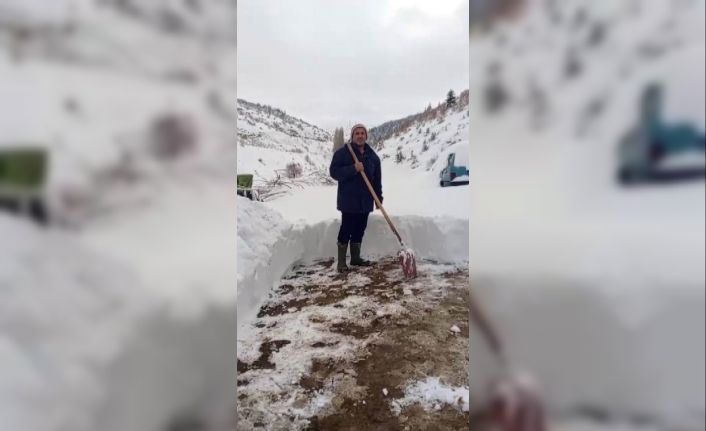 Köyde mahsur kalan vatandaştan belediyeye çağrı