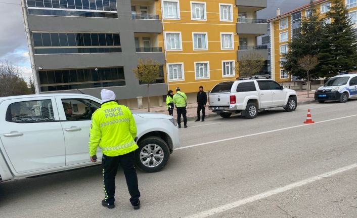 Kulu’da trafik denetimleri sürüyor