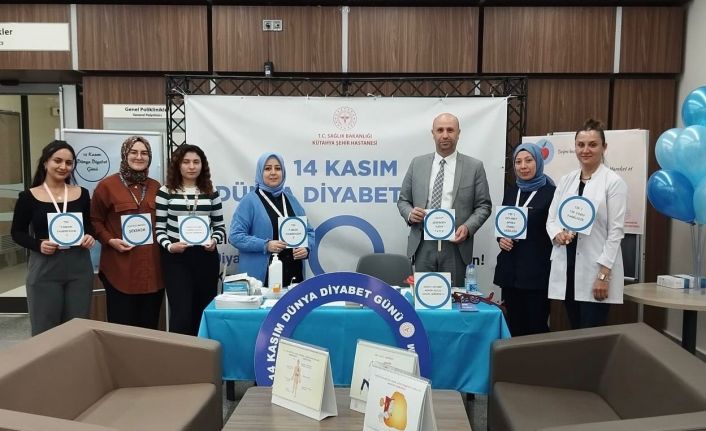 Kütahya Şehir Hastanesi’nde diyabet tarama standı