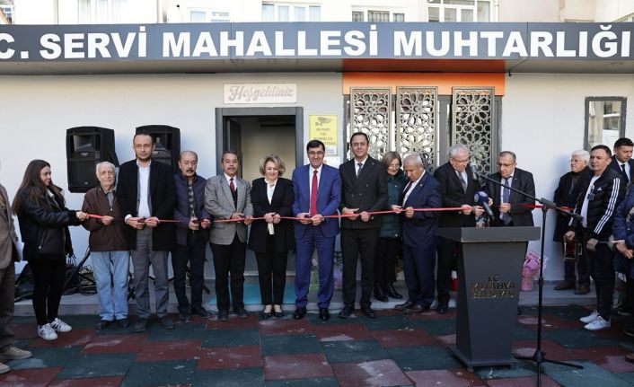 Kütahya’nın Servi Mahallesi’ne muhtarlık hizmet binası